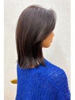 ガーデン 銀座(GARDEN)&nbsp;ミディアムヘア レイヤー 顔まわり ミディアムレイヤー 艶カラー