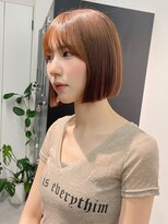 ロンド ブランシュ 錦糸町北口(Lond blanche) オリーブグレー/韓国レイヤーカット/マロンベージュ/ボブ/小顔