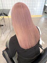 サンクプロジェクト(cinq PROJECT) ブリーチダブルカラーミルクティーピンクベージュ韓国レイヤー