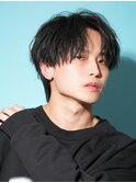 センターパート/コンマバング/ハーフアップ