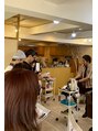 アッドランプ ヘアー 則武店(add Lamp hair) 天然小麦粉カラーの開発者として全国の美容室へ講習会を開会