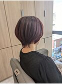 国分寺ショートカットショートボブイルミナカラーヘッドスパ韓国
