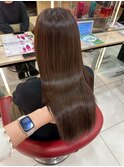 ダークパープル/ナチュラルショート/夏のヘアアレンジ伊勢原