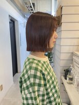 ジゼル ビエラ博多テラス店(GiseL) ボブヘア/ボルドーカラー/艶カラー