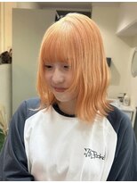 マロ(MALo)&nbsp;ブリーチありペールオレンジ