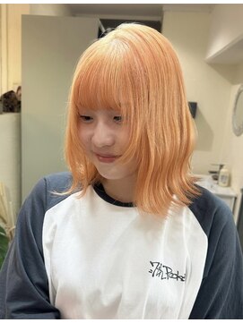 マロ(MALo) ブリーチありペールオレンジ