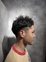 スピン 本八幡(SPIN)&nbsp;MEN’S HAIR/サーフカール/刈り上げセンターパート/本八幡