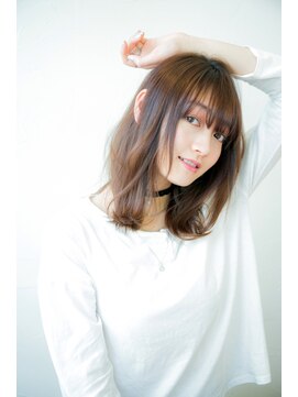 アイナ(aina) 切りっぱなしセミディ【aina池袋】