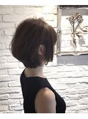 シルエットショートボブ