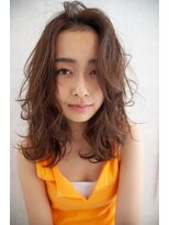 エース (ACE)&nbsp;ACE パーマミディ×ハイライト×ミルクティー