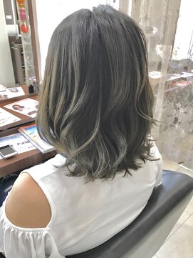 アフロートpd+ KOBE(AFLOATpd+) お客様フォト。バレーヤージュ×グレーベージュ☆