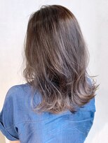 アイティー バイ アルバム 浦和店(IT by ALBUM) ハイトーンミディ_ココアブラウンフリンジウェーブ_ba295833