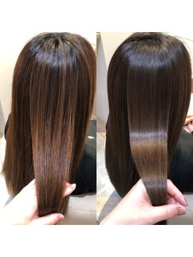 アンド ラ ブランシュ(&.La Blanche) 大宮髪質改善＊シアーグレージュ