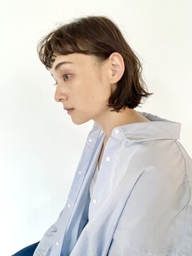 パーク(PARK) ショートボブパーマミニボブ外ハネボブ前髪パーマ