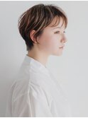 似合わせカット大人かわいい前髪ふんわりショート[銀座/銀座駅]