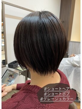 アプシー 三田駅前店(Apsee) ショートボブ/グレージュカラー