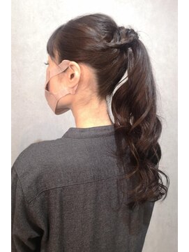 ウィスプ 赤羽店(wisp) ポニーテールアレンジ