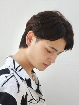 アカ(ACA) 波巻きツイストスパイラルパーマメンズ 大通札幌センターパート