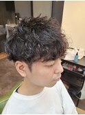ソフトツイストスパイラルパーマ×マッシュ
