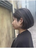 襟元スッキリ/前下がりボブ/20代/30代/40代