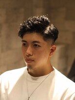 キングスマントーキョー 府中店(KINGSMAN TOKYO)&nbsp;ツーブロックマッシュ/波巻き/ハイライト/束感<理容室><府中駅>