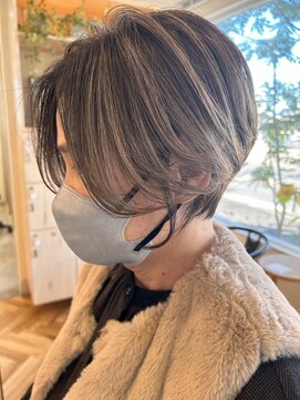 エンテ(en-te:) ハイライトハンサムショート