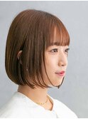 タイトな内巻きボブ
