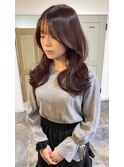 レイヤーカット × レッドパープル