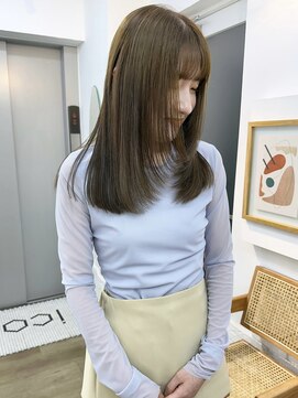 イコ 表参道原宿(ico) オリーブベージュ イルミナカラー LAケラチントリートメント