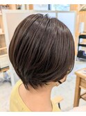 丸みグラデーションボブ