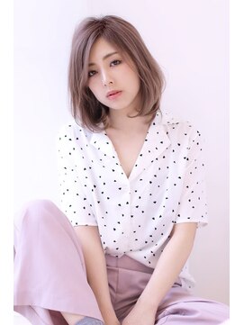 オーロ 池田店(ORO) 20代30代40代50代ボブルフネビージュ小顔ワンレンショート