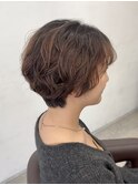 ショートボブのパーマスタイル