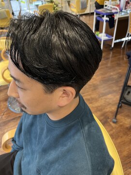 ネバーランド 平成店(NEVER LAND) ブルーブラック／メンズ／マッシュ