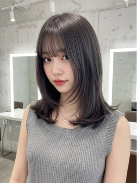 グルグル 下総中山店(GULGUL) 下総中山/ミディアム/ショート/レイヤーカット/前髪/ハイライト