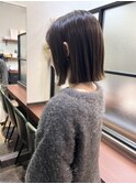 切りっぱなしショート_マットアッシュ