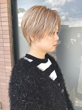 ヘアスペース クレール(hair space clair) 【clair清水恭平】30代40代襟足改善ショートカット/似合わせ