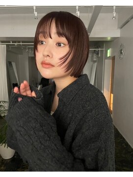 ニカ(NICA) 【NICA】ミニボブに顔まわりカット◇高山