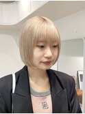 ◎ブロンドハイトーンカラーデザインカラーアンブレラカラー金髪