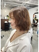 アオゾラヘアーカミノウラ(AOZORA HAIR kaminoura) レイヤーボブパーマ