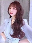 ショート ボブ インナーカラー 韓国風5713