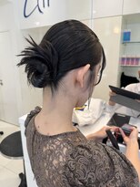 【藤岡】モードに決まる艶やかタイトアレンジ