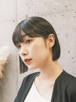 ガーデンヨコハマ(GARDEN YOKOHAMA) ボブ 外ハネボブ くびれヘア 夏 縮毛矯正 ハイライトカラー