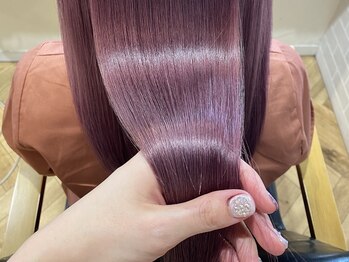 アルーシェウィズスカイ 原宿(Alushe with Sky)の写真/ブリーチ毛専用《Xトリートメント》取り扱い◎ダブルカラーも美しい艶に♪[原宿/表参道/ケアブリーチ]