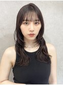 ミニウルフ髪質改善縮毛矯正酸性ストレートレイヤーカット/銀座