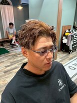 スタンドバーバー 柏(STAND BARBER)&nbsp;サーフカール/スパイキーショート/ブルーブラック/柏<理容室>