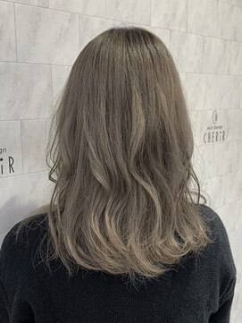 シェリール(CHERiR) 大人可愛い大人美人くすみカラーアッシュグレーベージュ