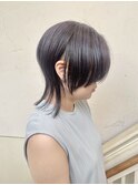 【morio成増 セリザワ】ショートウルフ グレージュ