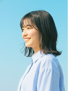 コトナ 越谷店 ミディアムヘアー/チャコールグレー/白髪染め/髪質改善/越谷