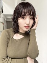 トリッカ 銀座(tricca)&nbsp;ニュアンスパーマ/ミディアムパーマ/簡単スタイリング／前髪