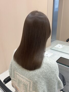 グレージュ/透明感カラー/赤み消しカラー